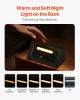 VEVOR Digital Alarm Clock with Dual Alarm USB Night Light Desktop Clock Black