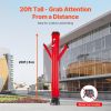 20FT Inflatable Advertising Air Wind Tube Wavy Man Dancer (NO Blower)