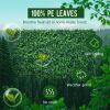 12 pcs Artificial Boxwood Panel  Boxwood Hedge Wall Panels Artificial Grass Backdrop Wall 24X16 Green Grass Wall