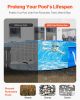 VEVOR 18ft Round Pool Liner Pad, Pool Liner Pad for Above Ground Swimming Pools, Pool-Mat Prevents Punctures