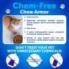 Flea Treatment for Cats Natural Flea and Tick Prevention Supplement for Cats Kittens Chewable Daily Oral Pills with Vitamins 135 Soft Chews Skin & Coa