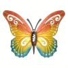 1pc/3pc, Vintage Iron Butterfly, Home Garden Themed Welcome Sign, Front Door Hanging Decor, Celebration Decor