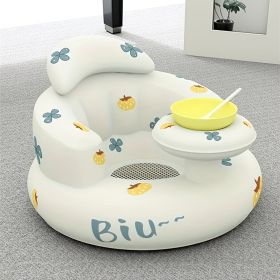 1pc Baby Sofa Chair, Plastic Wraparound Support Seat, Portable Rocking Chair for Infants Aged 3 Months+, Exercise Sitting & Standing, Spine Protection (Style: pumpkin)