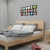 18 Pictures Frames Collage for Photos in 4" x 6" Glass Protection Display Wall Mounting Gallery Home Decor Kit
