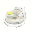 1pc Baby Sofa Chair, Plastic Wraparound Support Seat, Portable Rocking Chair for Infants Aged 3 Months+, Exercise Sitting & Standing, Spine Protection
