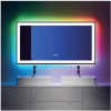 Triple Color Temperature/LED/RGB Smart Touch Control Bathroom Mirror with Tempered Glass, Adjustable Light, Fog & Shatterproof, Memory Function