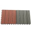 One box of 11 pieces, 300 * 300 * 22mm per piece Outdoor garden floor tiles Pool wood plastic DIY buckle splicing wpc