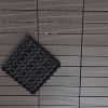 One box of 11 pieces, 300 * 300 * 22mm per piece Outdoor garden floor tiles Pool wood plastic DIY buckle splicing wpc